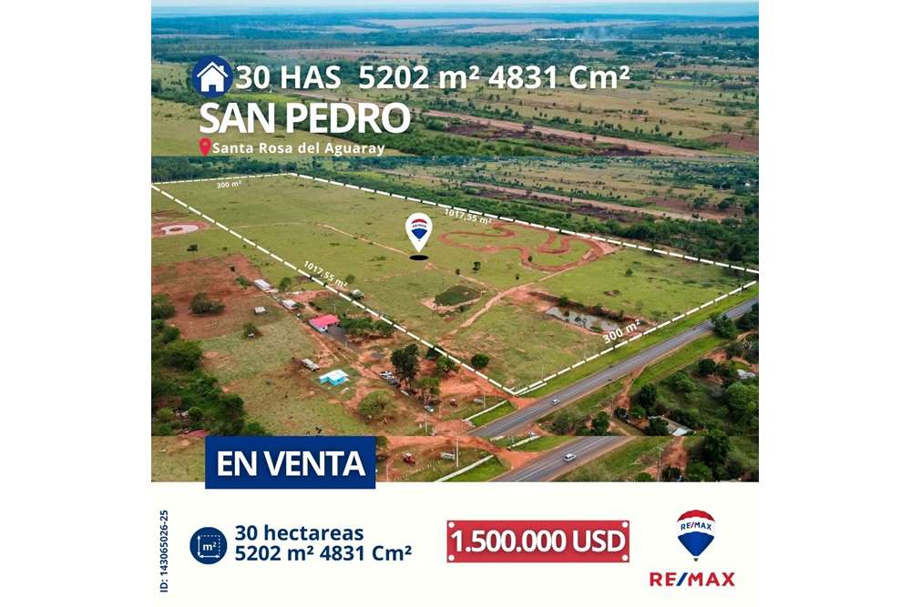 Local Comercial Venta Paraguay San Pedro Santa Rosa Del Aguaray