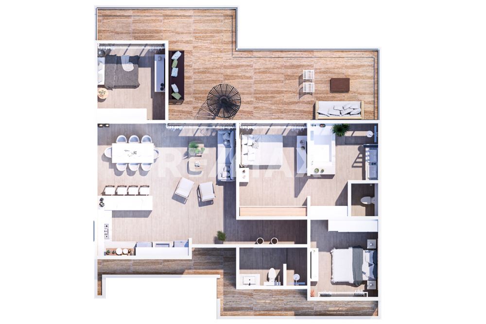 Residencial - Apartamento con terraza - Todos Santos, México - Mexico - 11 - 1001122130-3