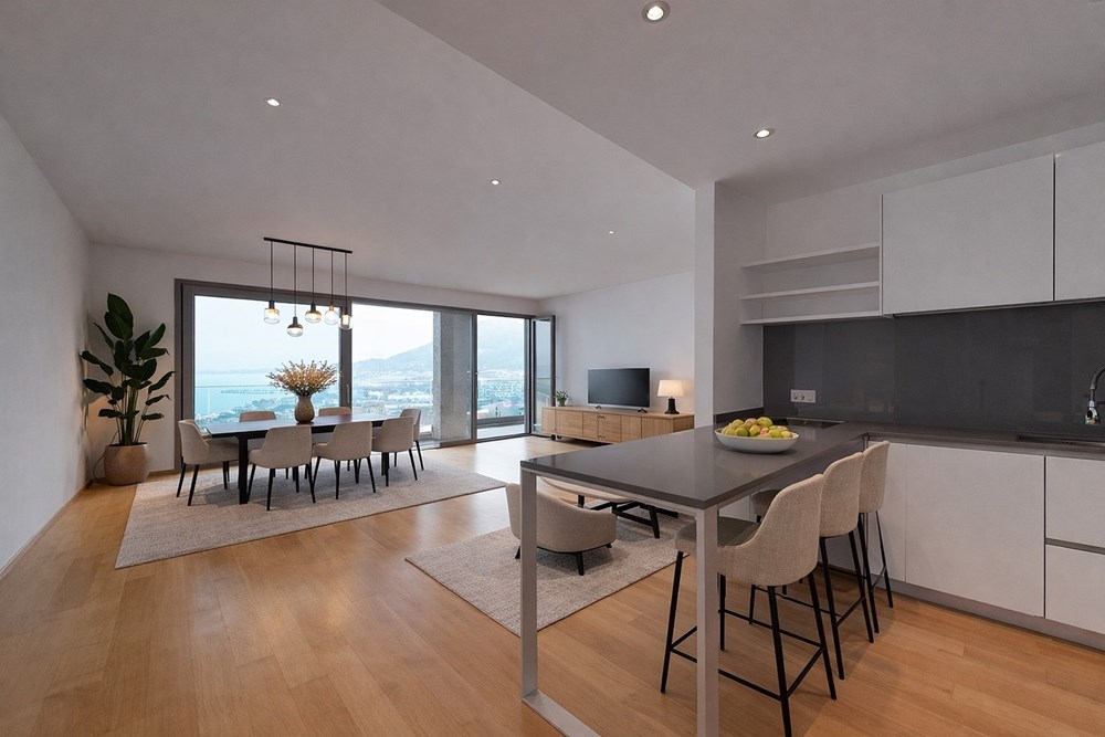 Wohnung - Kauf - Lugano, Tessin - Kuche_Wohnnzimmer.jpg - 116080047-53