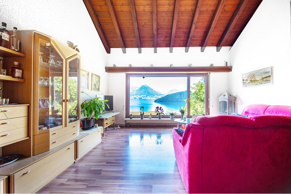 Villa - Kauf - Vitznau, Luzern - 253A6532.jpg - Wohnzimmer - 119871001-102