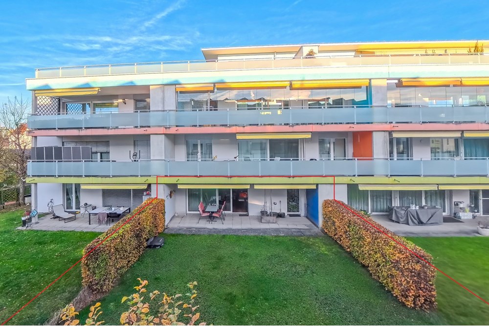 Gartenwohnung - Kauf - Hausen bei Brugg, Aargau - Hauptansicht_markiert_original.jpg - 115360017-82