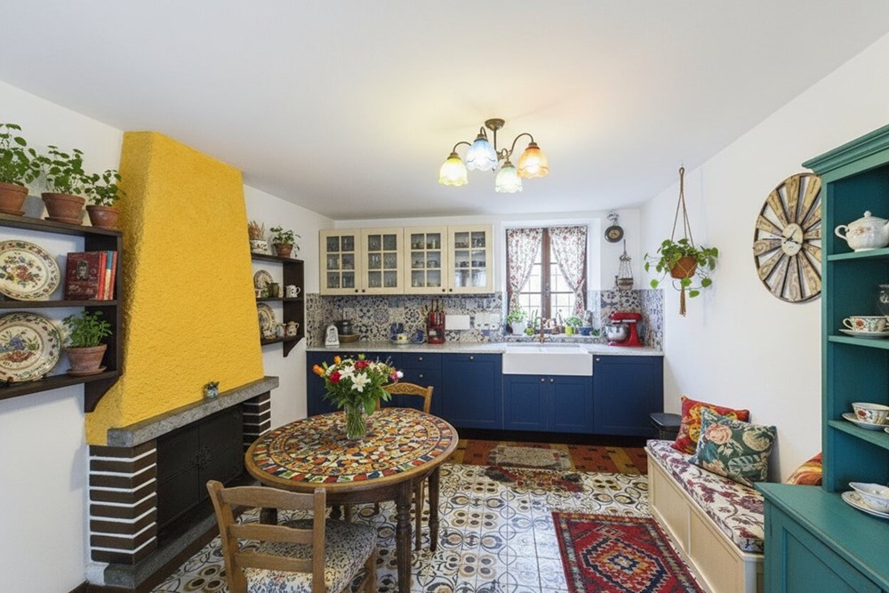 Einfamilienhaus - Kauf - Novaggio, Tessin - Render cucina.jpg - 119001097-14