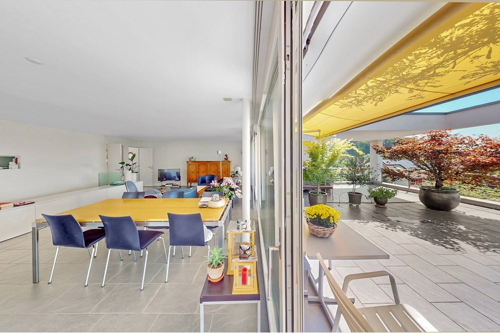 Einfamilienhaus - Kauf - Küttigen, Aargau - F_3zu2_OG 2_Wohnzimmer und Terrasse_Eibenweg 1_Küttigen.jpg - 119841002-85