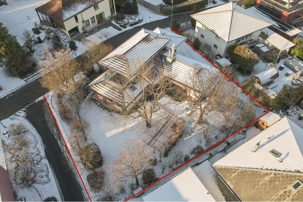 Einfamilienhaus - Kauf - Gipf-Oberfrick, Aargau - Gipf-Oberfrick-Steinenweg 7-5.5 Zimmer-zu kaufen-REMAX Frick-Drohne markiert (1 von 1)-2.jpg - 110091005-1526