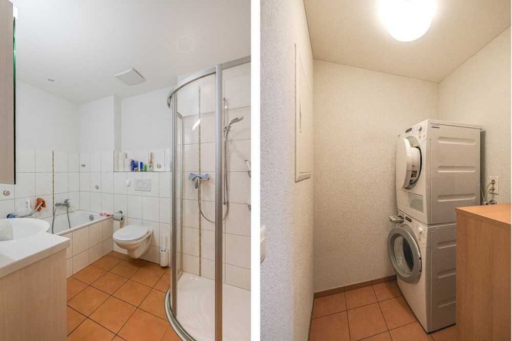 Gartenwohnung - Kauf - Hausen bei Brugg, Aargau - Bad_WC_Reduit_WM_TU.jpg - 115360017-82