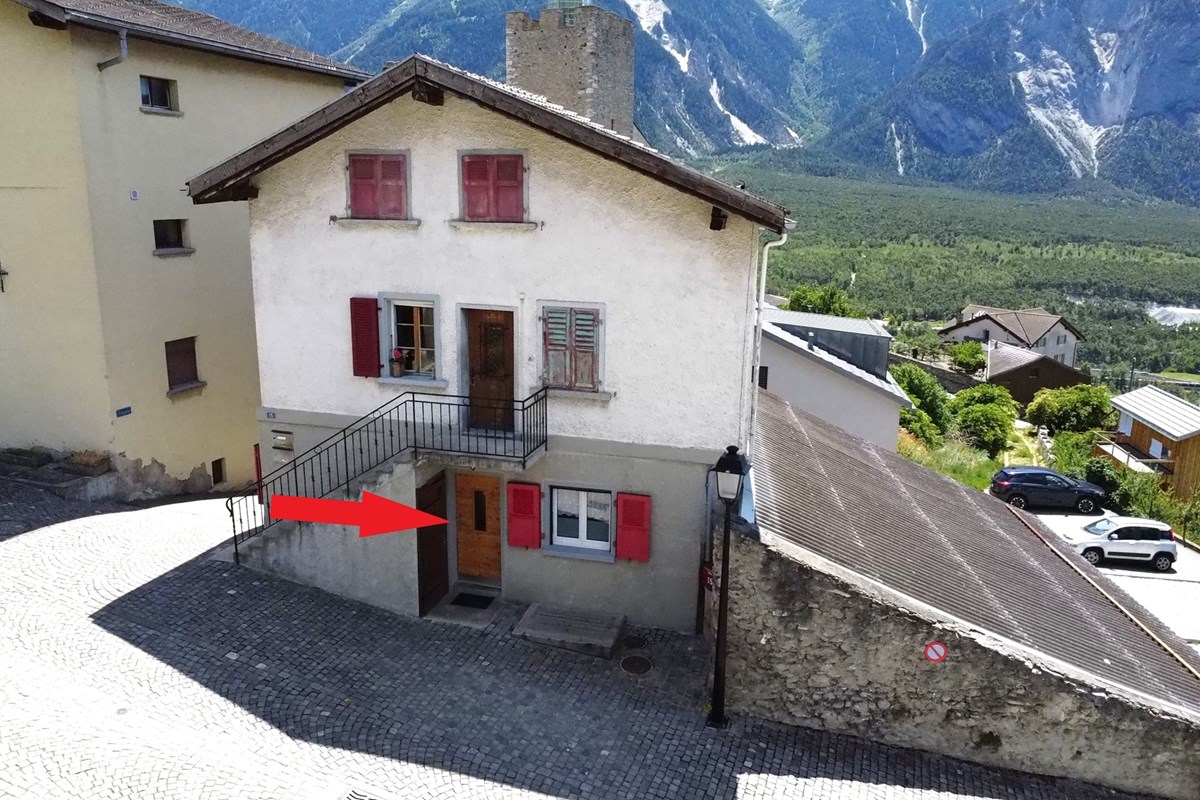 Wohnung - Kauf - Leuk, Wallis - 3.5 Zi-Wohnung in Leuk-Stadt_Hausansicht 2.JPG - 119101007-741
