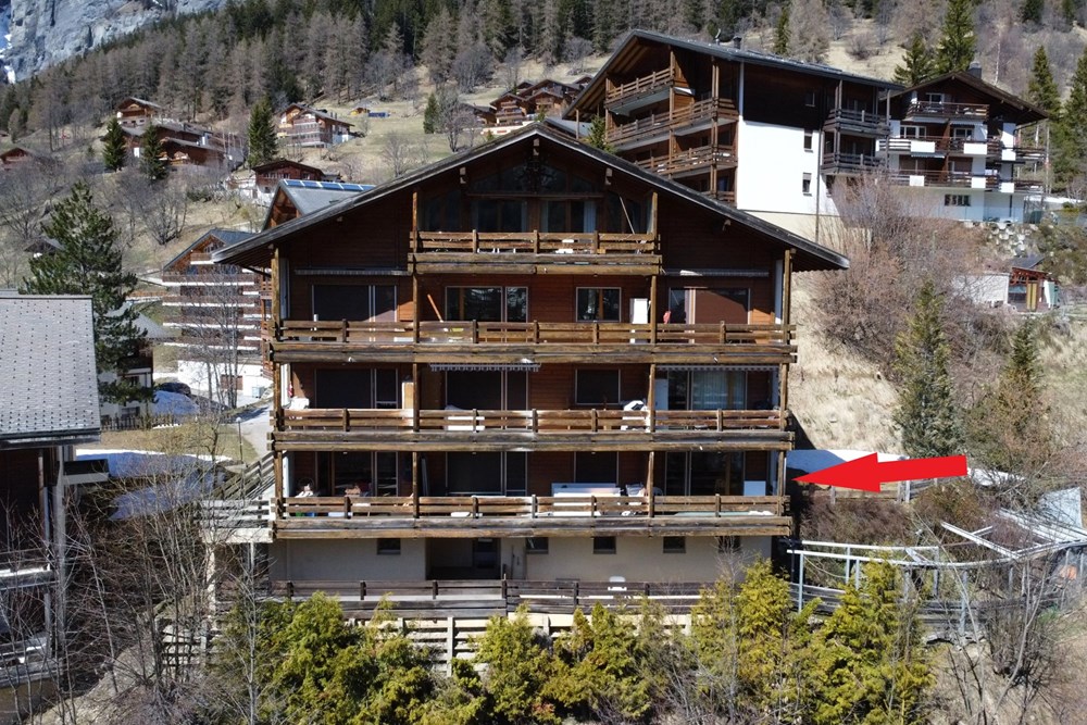 Wohnung - Kauf - Leukerbad, Wallis - 3.5 Zi-Wohnung_Schneehorn in Leukerbad_Hausansicht 1.JPG - 119101007-733