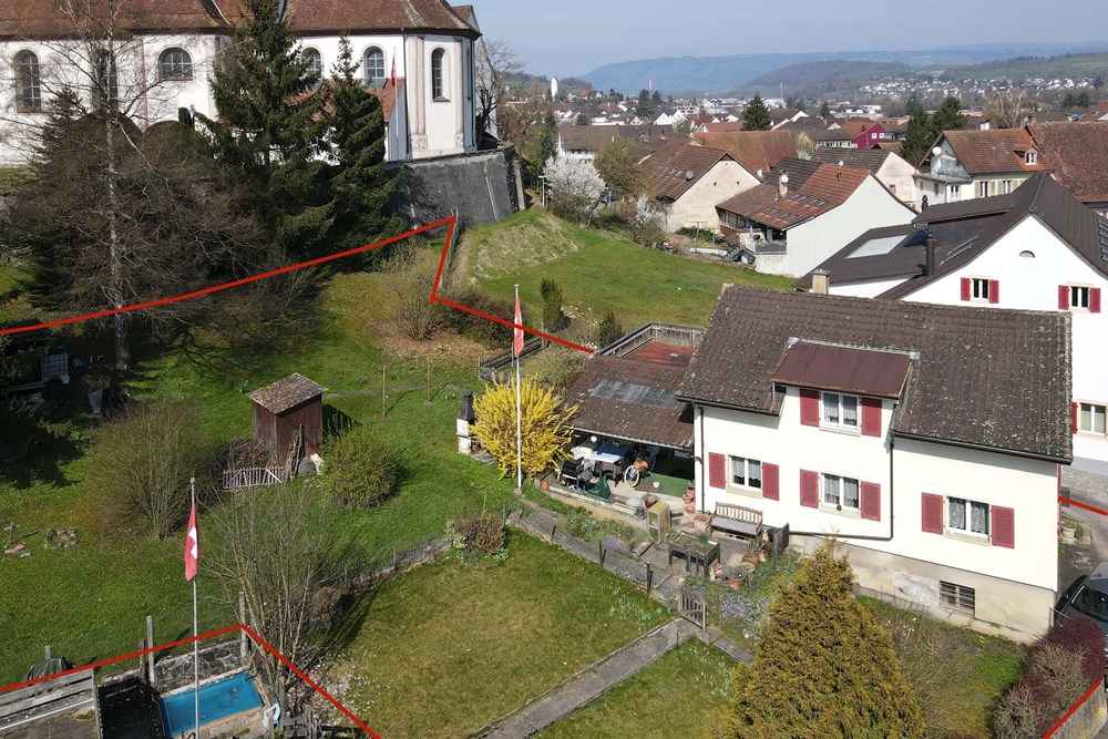 Einfamilienhaus - Kauf - Frick, Aargau - frick-kirchmattweg-drohne mit rahmen.jpg - 110091005-1543