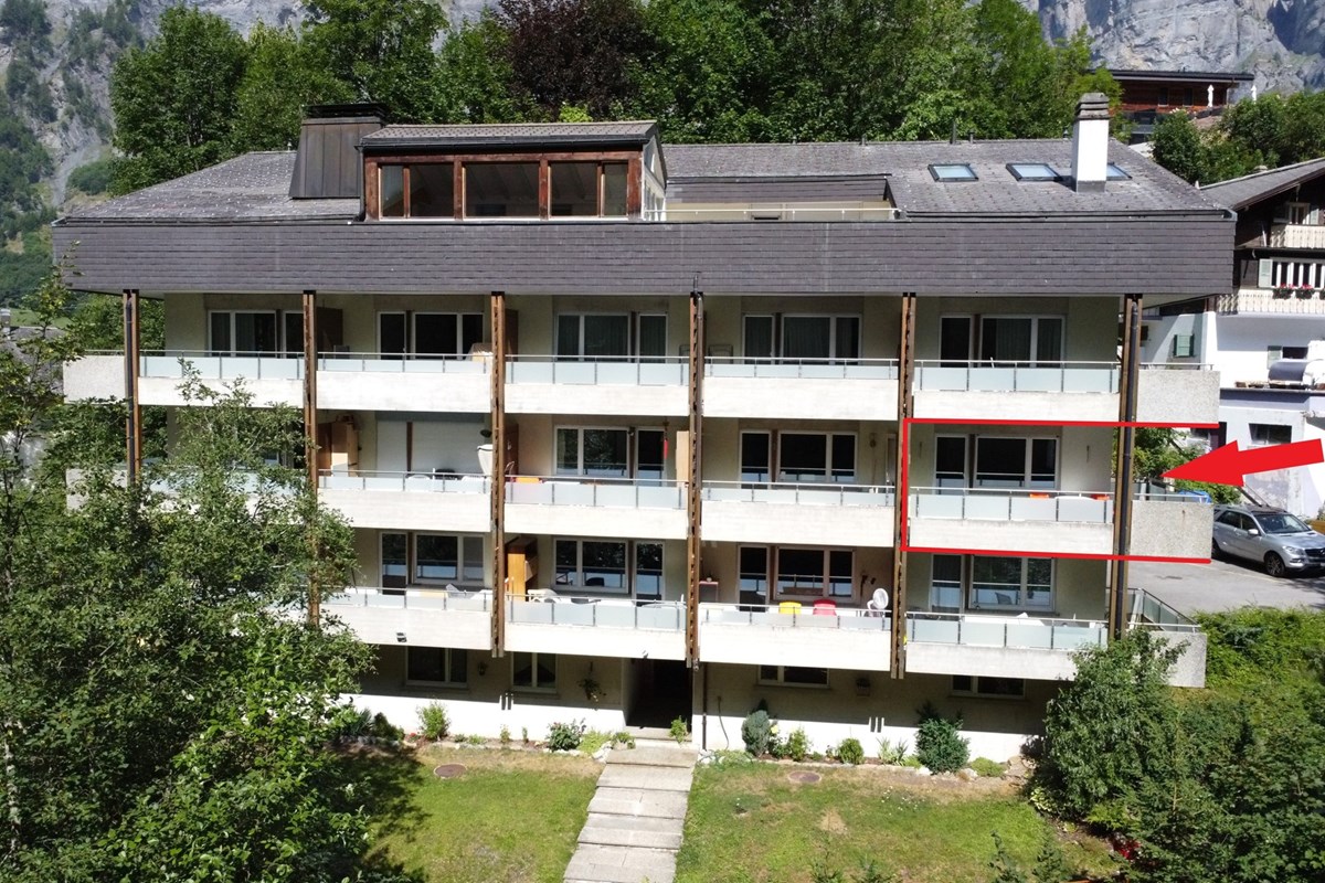Wohnung - Kauf - Leukerbad, Wallis - 3.5 Zi-Wohnung in Leukerbad-Hausansicht.JPG - 119101007-745