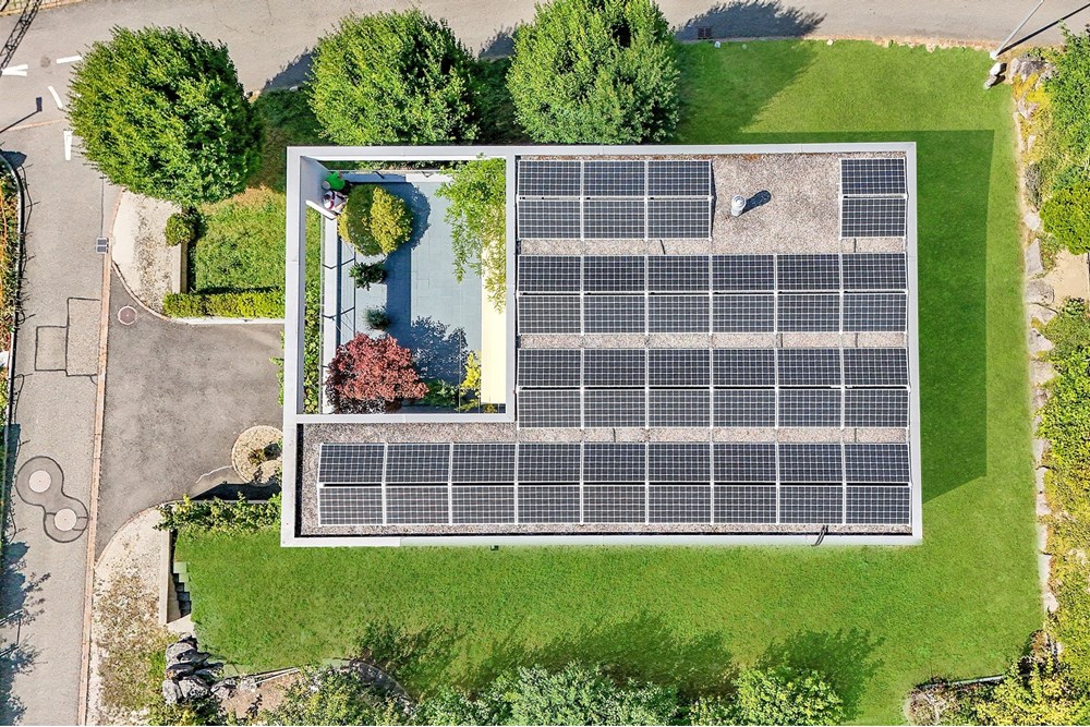 Einfamilienhaus - Kauf - Küttigen, Aargau - F_16 zu 9_Aussenansicht von oben_Eibenweg 1_Küttigen_kl.jpg - 119841002-85