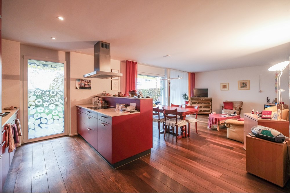 Gartenwohnung - Kauf - Hausen bei Brugg, Aargau - Wohnen_Essen_Küche.jpg - 115360017-82