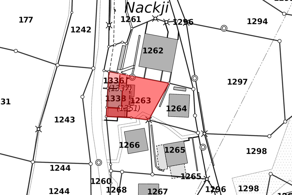 Einfamilienhaus - Kauf - Täsch, Wallis - Situationsplan Chalet Diana 1.jpg - 117400002-364