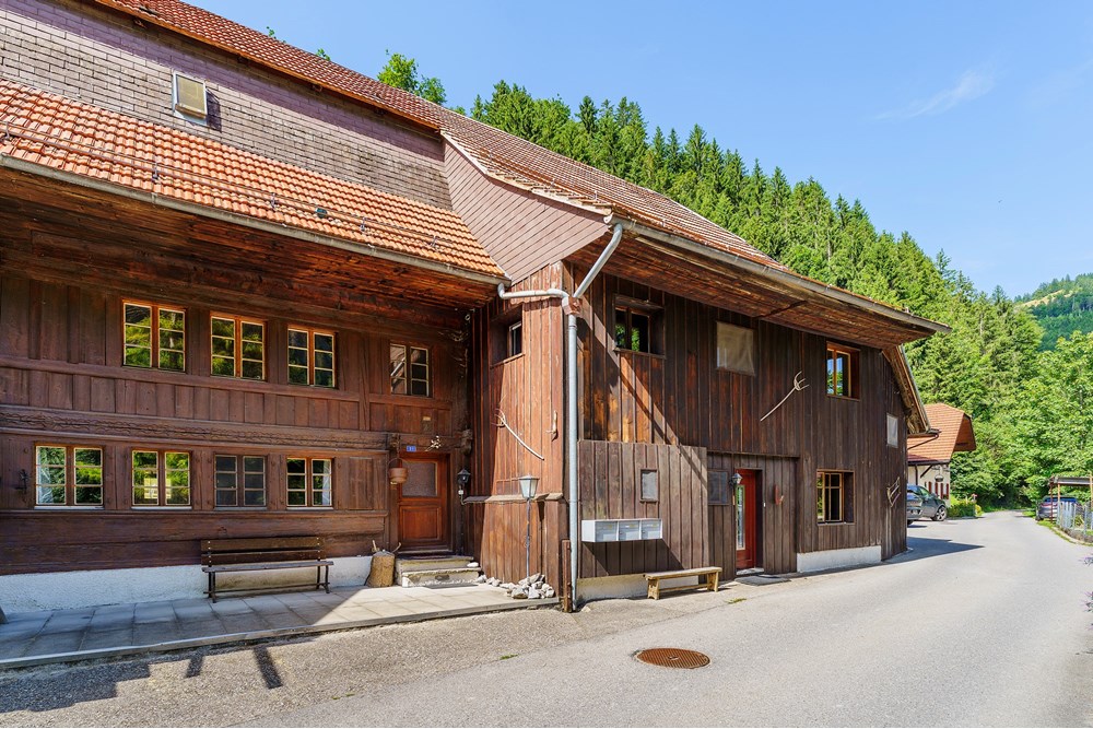 Résidentiel - Ferme - Charmey (Gruyère), Freiburg - CH - Chalet front.jpg - 119791003-374