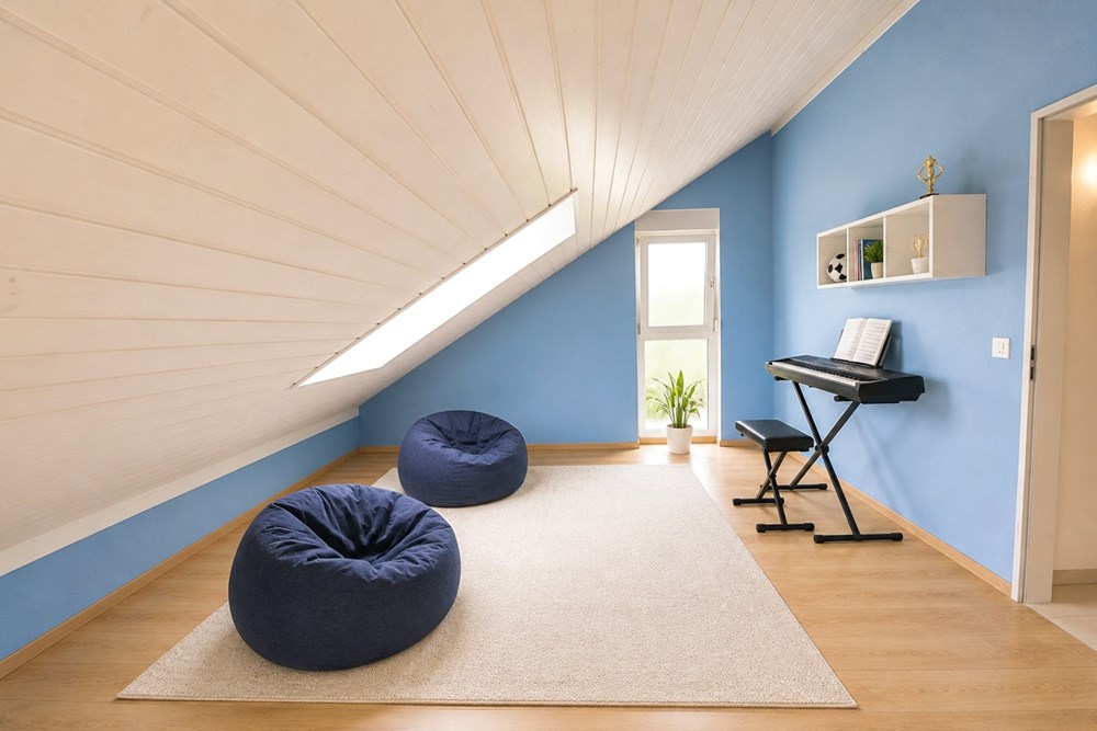 Doppelhaushälfte - Kauf - Menziken, Aargau - Dachzimmer.jpg - Hobbyraum - 111181004-16