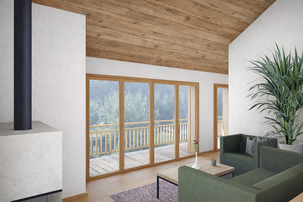 Wohnung - Kauf - Elm, Glarus - Wohnen mit Ofen.jpg - 118641001-917