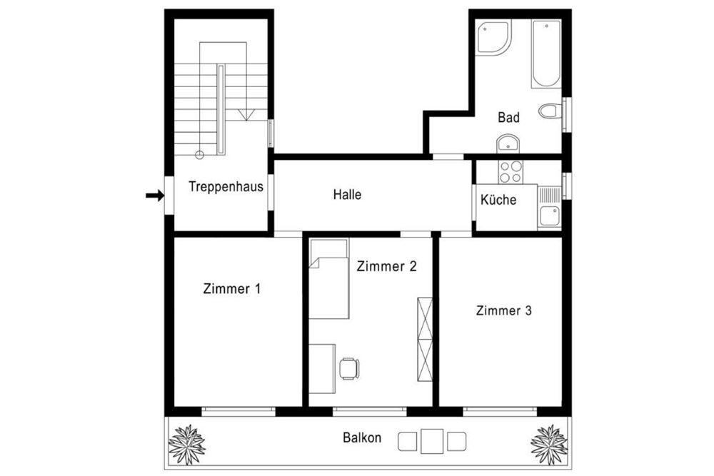 Mehrfamilienhaus - Kauf - Stalden VS, Wallis - 1. Obergeschoss - 119091001-289