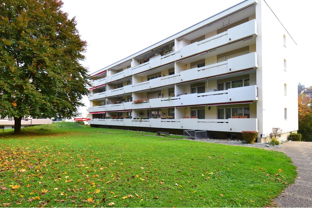 Wohnung - Kauf - Füllinsdorf, Basel-Landschaft - aussen mit Pfeil.jpg - 110031036-80