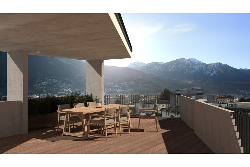 Wohnung - Kauf - Bellinzona, Tessin - Attico_terrazzo tav pranzo.jpg - 119001087-76