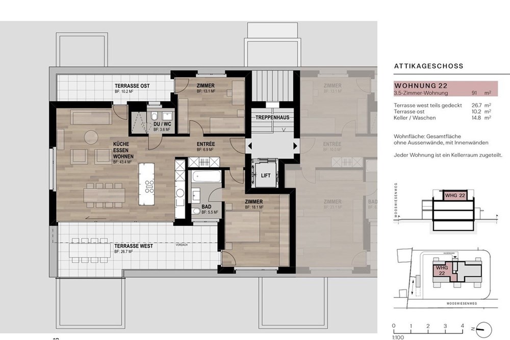 Attikawohnung - Kauf - Winterthur, Zürich - 3.5 DG_WHG 22.jpg - 110161080-41