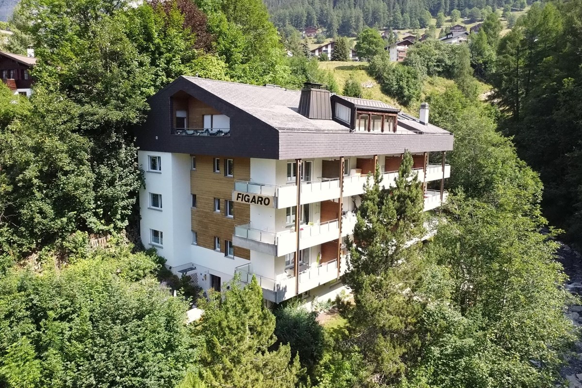 Wohnung - Kauf - Leukerbad, Wallis - 3.5 Zi-Wohnung in Leukerbad-Hausansicht 2.JPG - 119101007-745