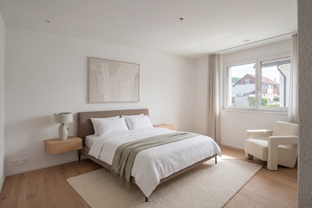 Wohnung - Kauf - Auslikon, Zürich - Schlafzimmer Auslikon Staged .jpg - 111281001-37