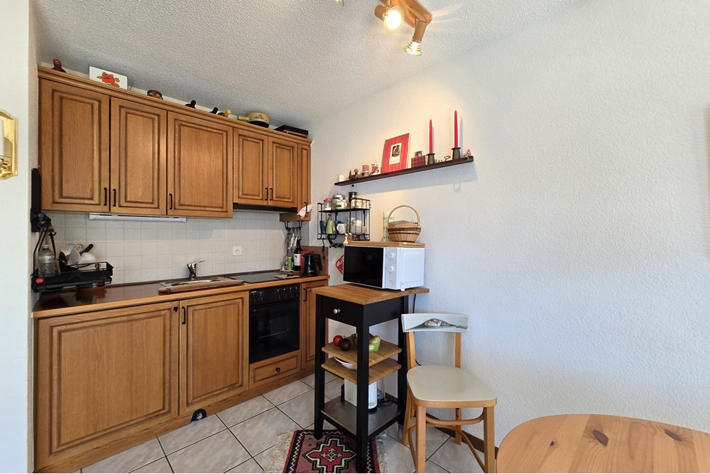 Studio - Kauf - Albinen, Wallis - Studio 'Ilhorn' Albinen_Küche.jpg - Küche - 119101007-721