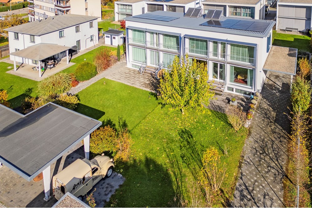 Résidentiel - Maison mitoyenne - Belfaux, Freiburg - CH - Drone 18.jpg - 119791003-379