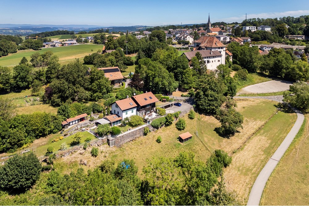 Résidentiel - Maison mitoyenne - Attalens, Freiburg - CH - Drone 5.jpg - 119791003-373