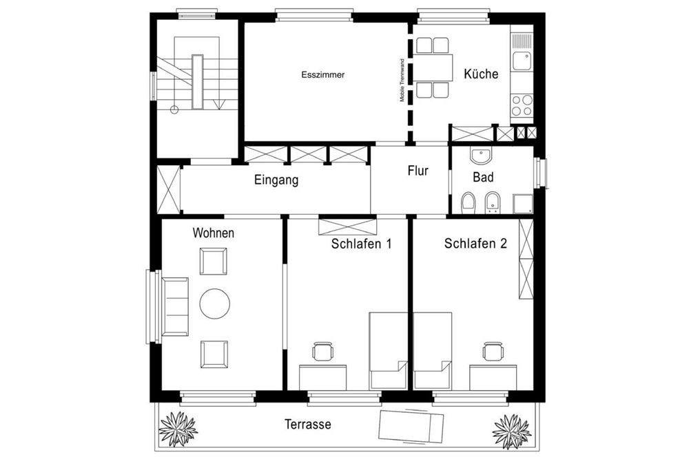 Mehrfamilienhaus - Kauf - Stalden VS, Wallis - 2. Obergeschoss - 119091001-289
