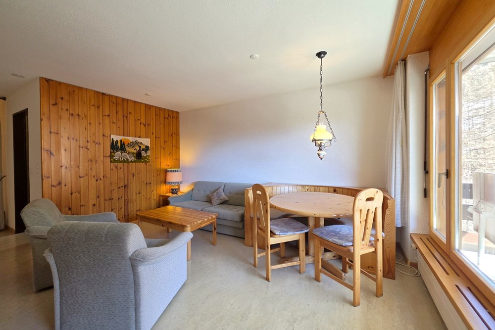 Wohnung - Kauf - Leukerbad, Wallis - 3.5 Zi-Wohnung_Schneehorn in Leukerbad_Wohn-Esszimmer e.jpg - 119101007-733
