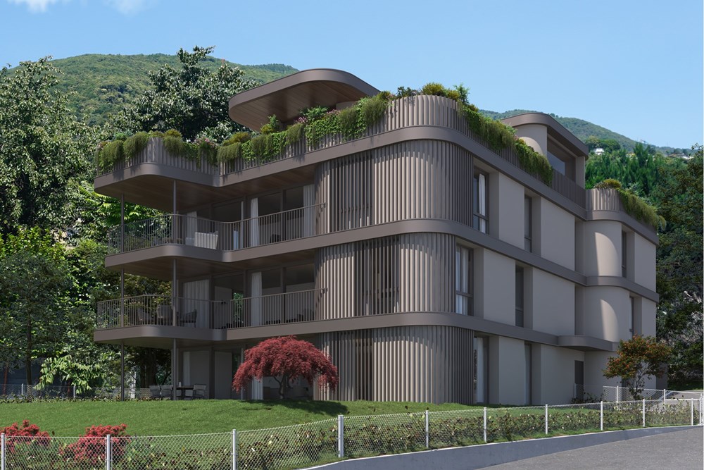 Wohnung - Kauf - Minusio, Tessin - Pozzaracchia esterno vista 001.jpg - 116080044-78
