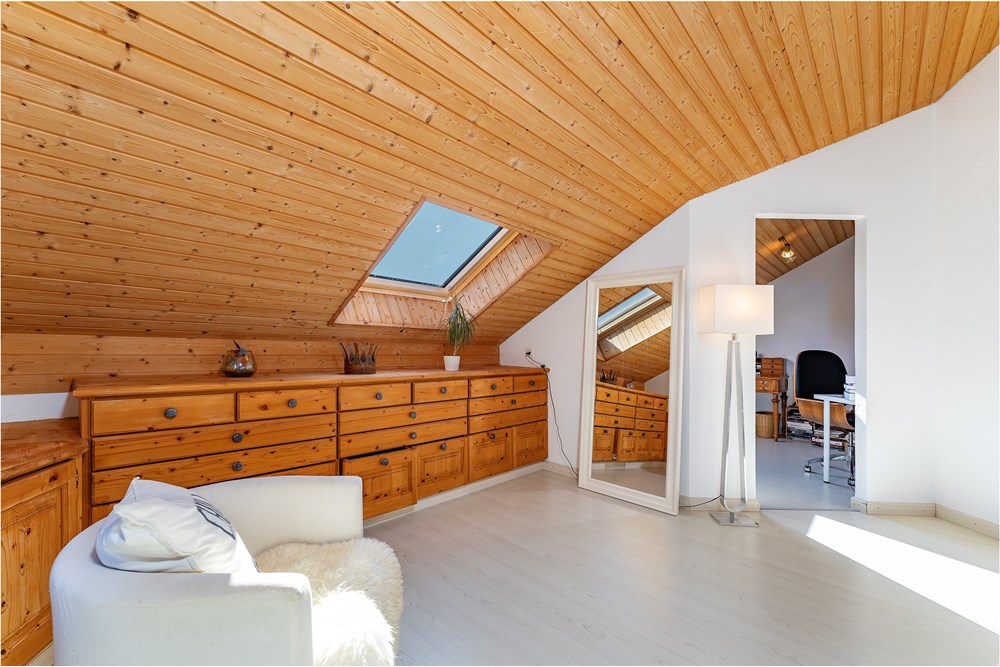 Résidentiel - Maison mitoyenne - Attalens, Freiburg - CH - Upstairs Bedroom 1.jpg - 119791003-373