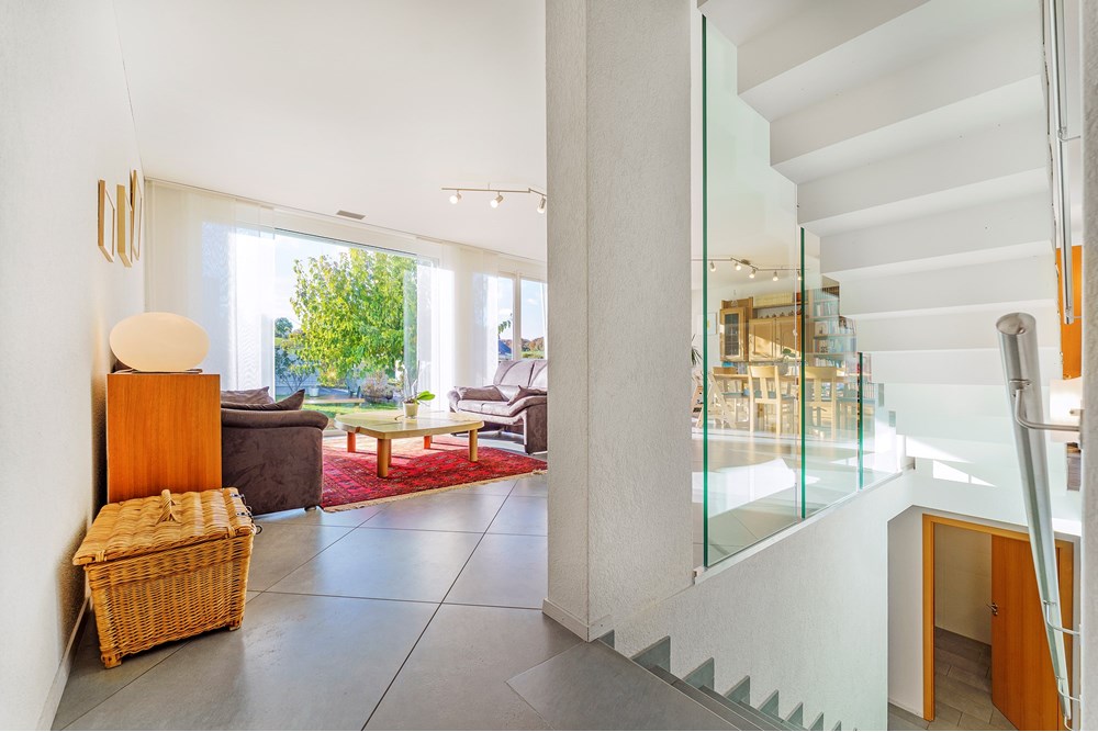 Résidentiel - Maison mitoyenne - Belfaux, Freiburg - CH - Living Room 4.jpg - 119791003-379