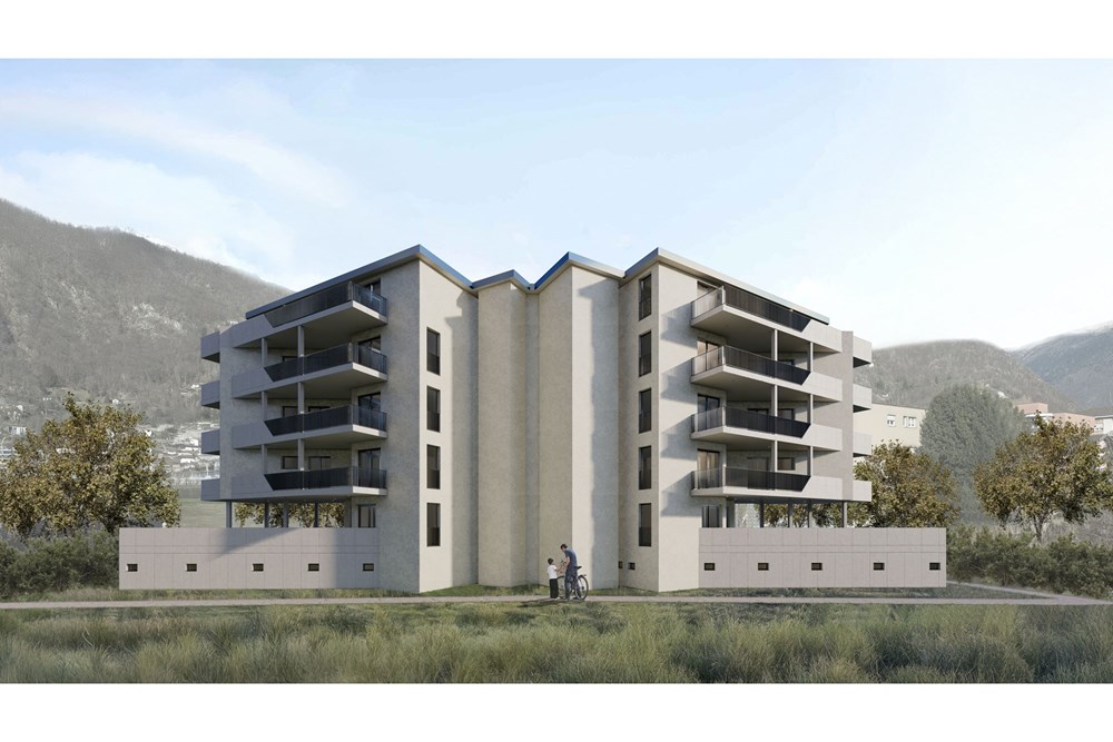 Wohnung - Kauf - Bellinzona, Tessin - Esterno Frontale.jpg - 119001087-63