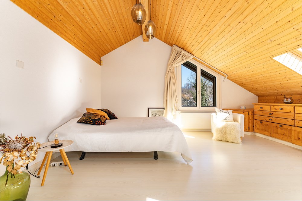 Résidentiel - Maison mitoyenne - Attalens, Freiburg - CH - Upstairs Bedroom 2.jpg - 119791003-373