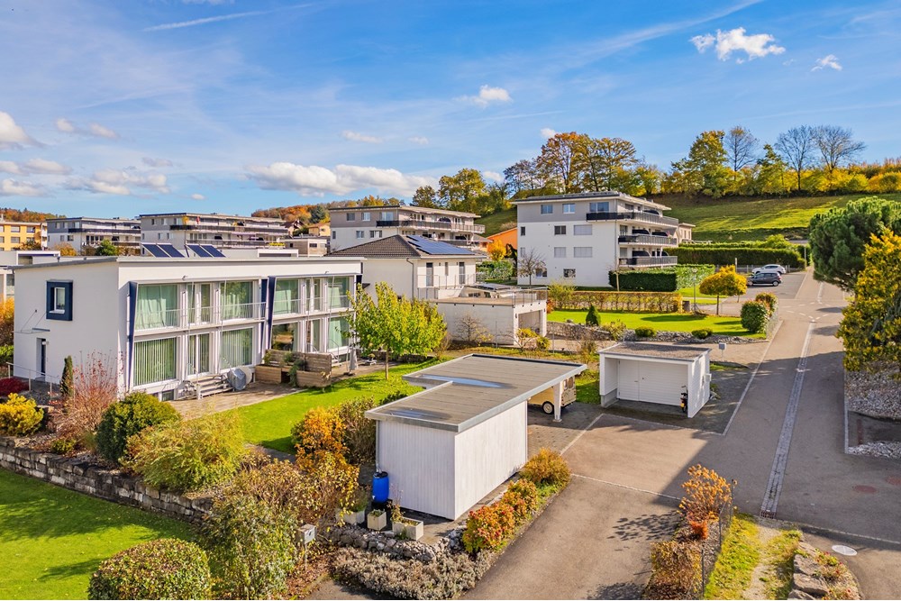 Résidentiel - Maison mitoyenne - Belfaux, Freiburg - CH - Drone 3.jpg - 119791003-379
