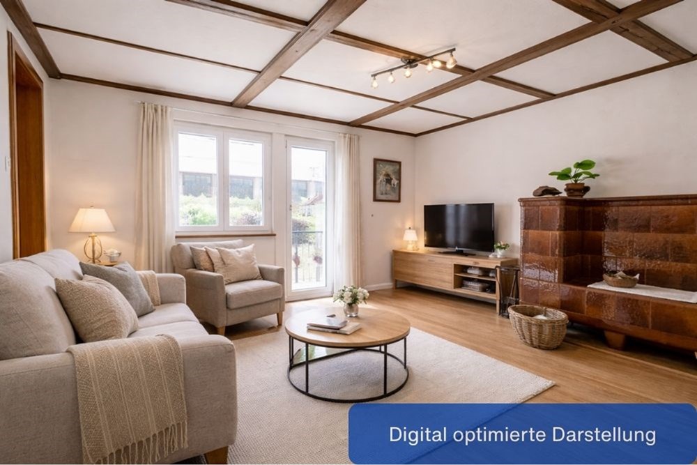 Einfamilienhaus - Kauf - Zetzwil, Aargau - OG Wohnzimmer vis.jpg - 111301001-4