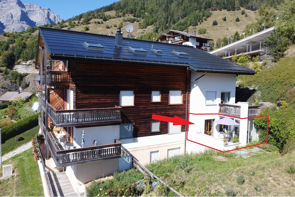 Studio - Kauf - Albinen, Wallis - Studio 'Ilhorn' Albinen_Ansicht 1.JPG - 119101007-721