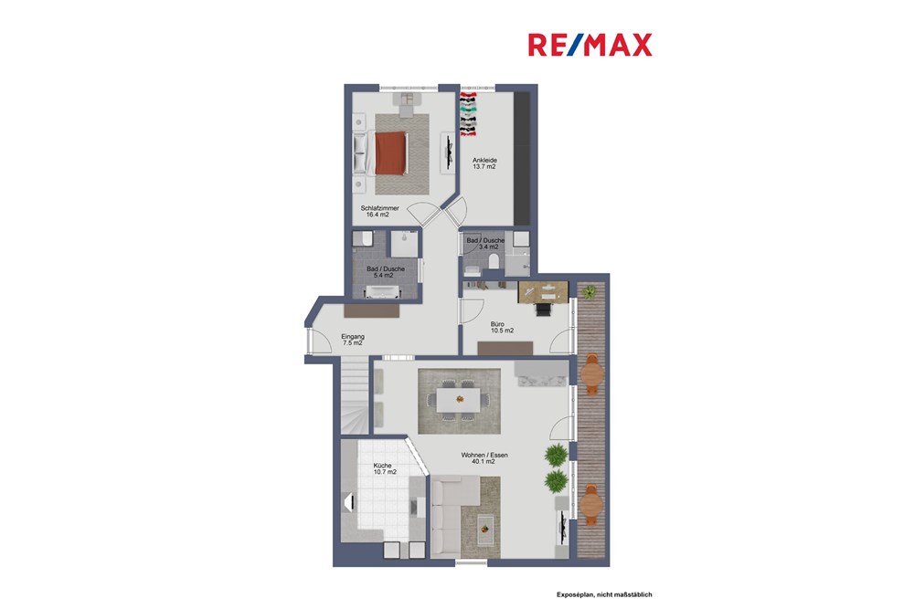 Maisonette - Kauf - Neerach, Zürich - GR OG.jpg - 110050043-50