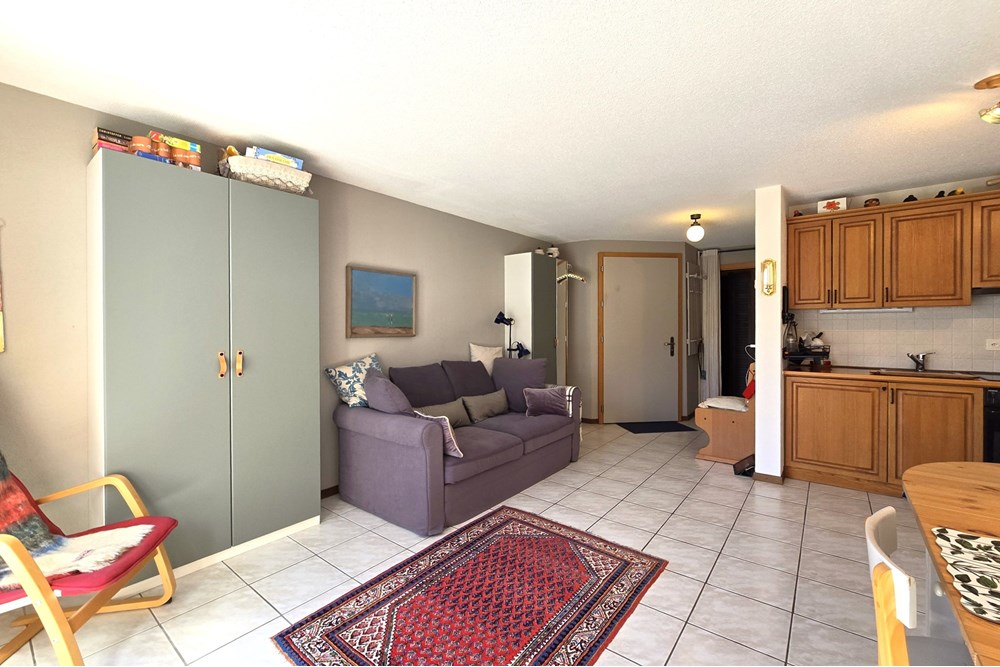 Studio - Kauf - Albinen, Wallis - Studio 'Ilhorn' Albinen_Wohnen.jpg - Wohn-/Esszimmer - 119101007-721