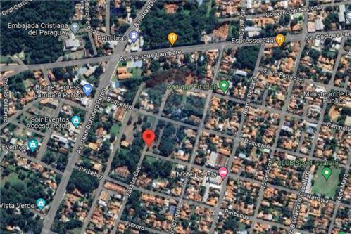 מכירה-אדמה-פרגוואי Asunción Santa Rosa  A una cuadra de Avda Peron y Cacique lambare  -  A una cuadra de Avda Peron y Cacique lambare  - -143071067-34