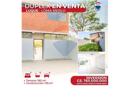 For Sale-Duplex-Paraguay Central Luque Loma Merlo  Loma Merlo  -  Loma Merlo  - -143063128-100