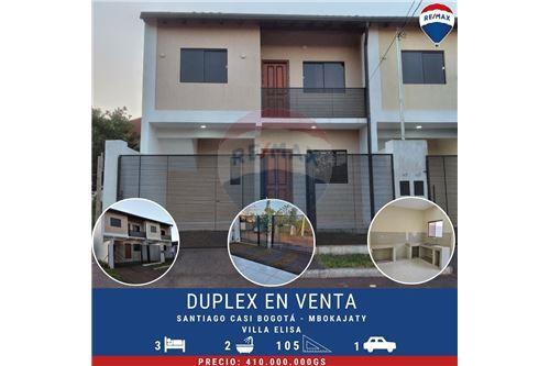 For Sale-Duplex-Paraguay Central Villa Elisa  Santiago esq Bogota  -  Santiago esq Bogota  - -143071054-365