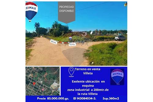 Venta-Terreno-Paraguay Central Villeta  casi ruta villeta  -  lote 14 manzana 18  - -143084034-3