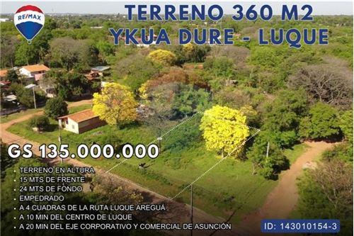 For Sale-Land-Paraguay Central Luque Ycuá Duré  Hermoso Terreno  -  (360 m2) en  - -143010154-3