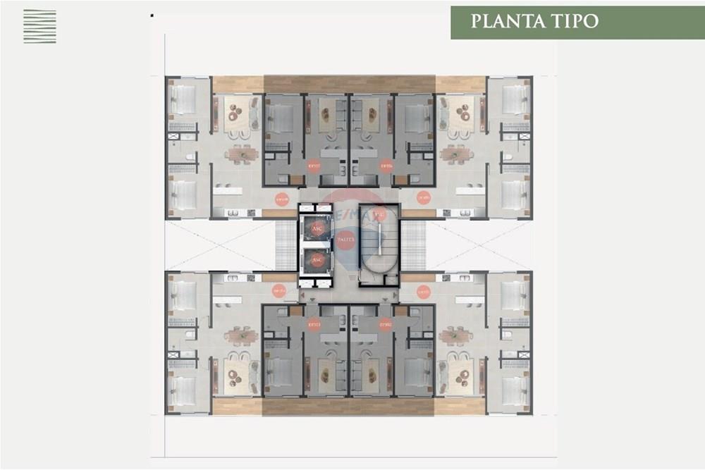 Residential - Condo/Apartment - Paraguay Alto Paraná Ciudad Del Este - PY - Planta tipo.jpg - 143050067-61