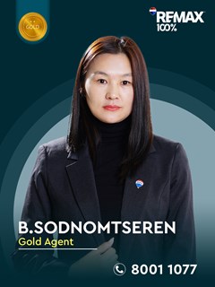 Sodnomtseren Bayandorj - RE/MAX 100%