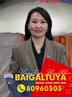 Baigaltuya Khurelkhuu - RE/MAX Peak