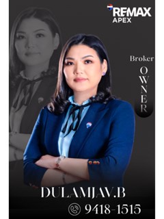 Broker/Owner - Dulamjav Bat-Ulzii - RE/MAX Apex