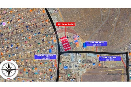 For Sale-Land-БЗД 21- хороо Баруун алтан өлгий  - Bayanzurkh, Mongolia-119012385-77